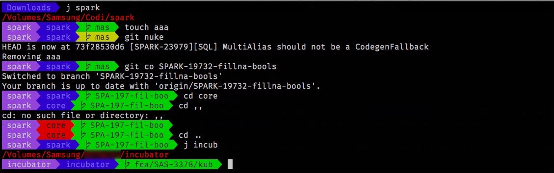 The image from Modifying the agnoster theme for zsh