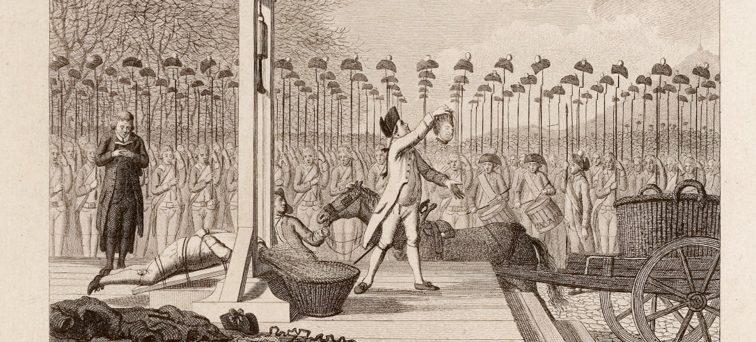 The Death of Louis XVI, artist and date unknown (original source, Public Domain Review article)